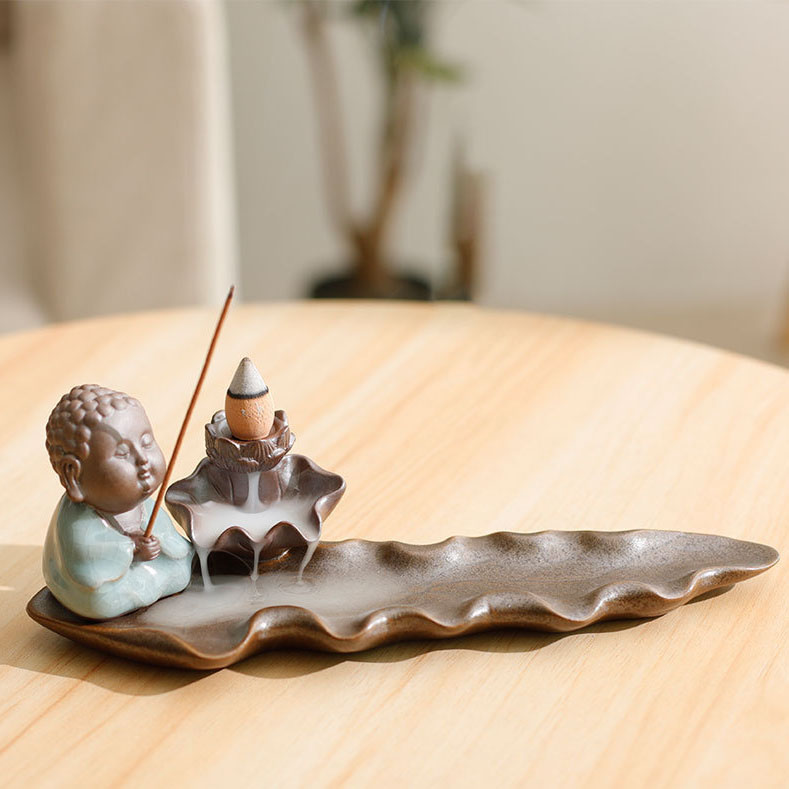 3:A Lotus Boat-maitreya  23*9*6.5cm