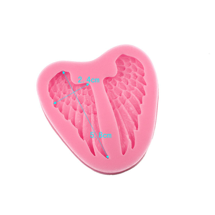 Heart-shaped angel wings