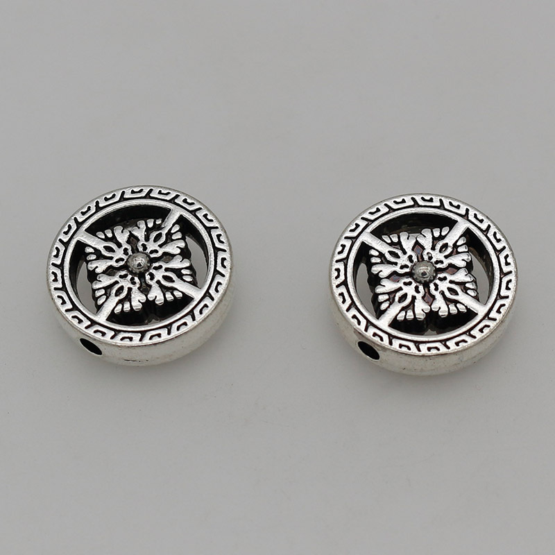 antique silver color 12x4mm