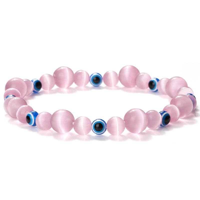 Pink cat eyes 10mm