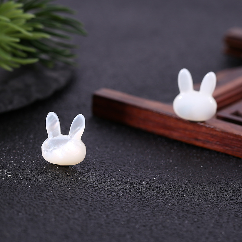 1:10*12mm White Lip Shell cross hole