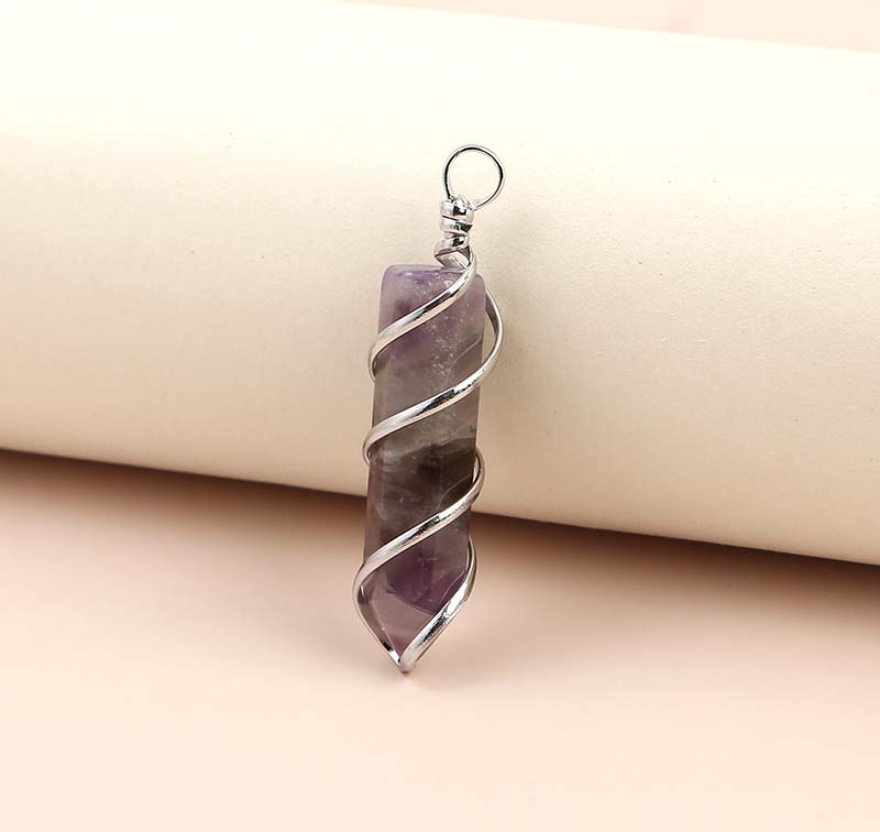 Silvery amethyst