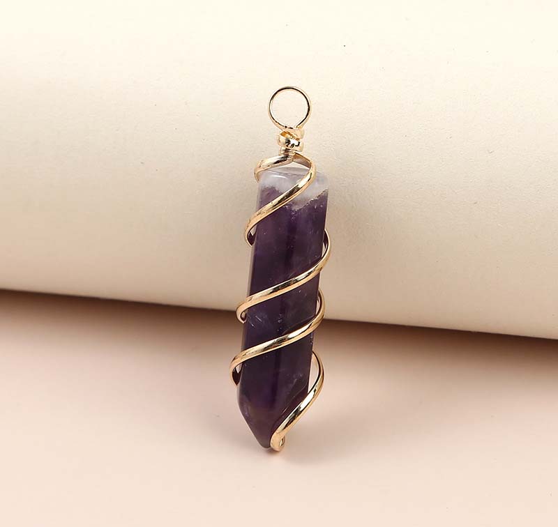 Gold silk amethyst