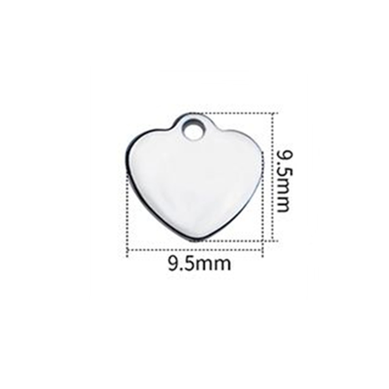 heart 9.5*9.5mm