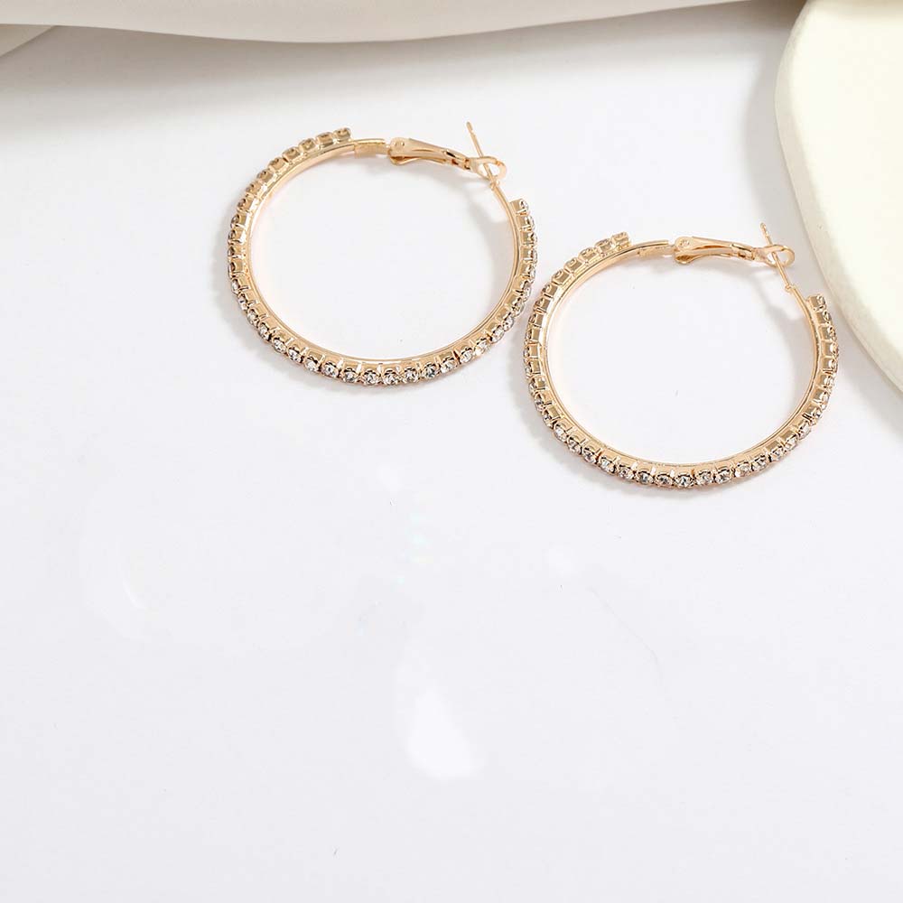 4.5CM diameter gold pair