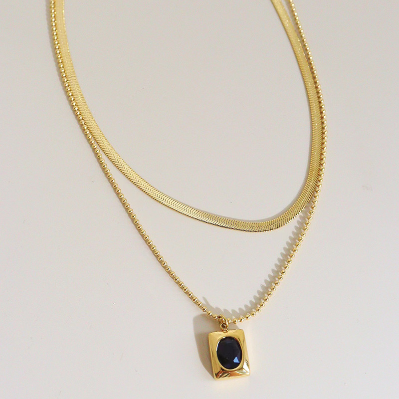 DDK062 Gold black diamond