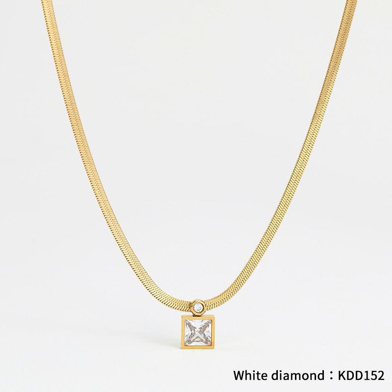 DDK152 Gold + White zirconium