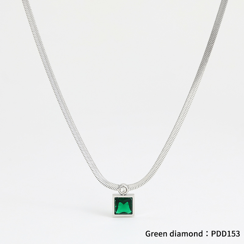 DDP153 Silver + Green zirconium