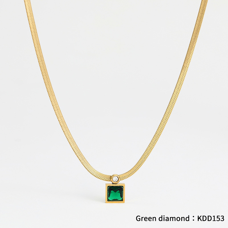 DDK153 Gold + Green zirconium