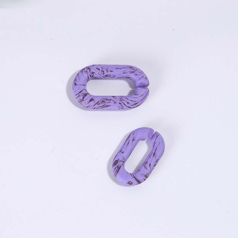 Zebra print light purple 25*38mm