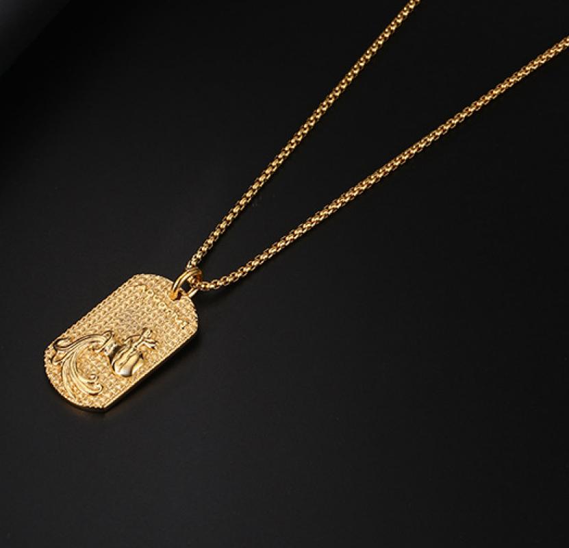 Gold necklace 60CM