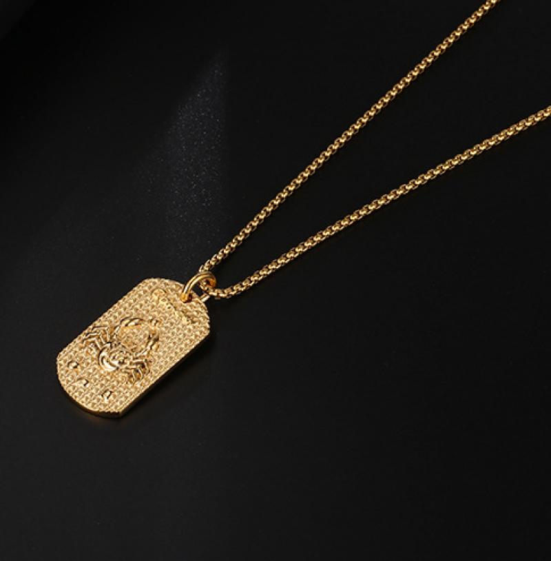 Gold necklace 60CM