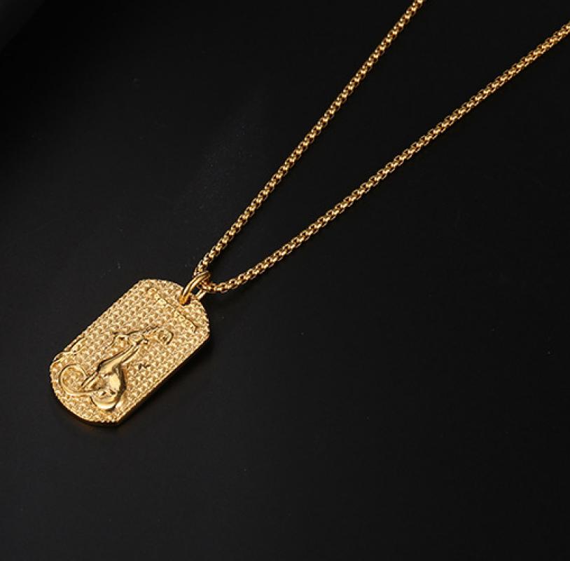 Gold necklace 60CM