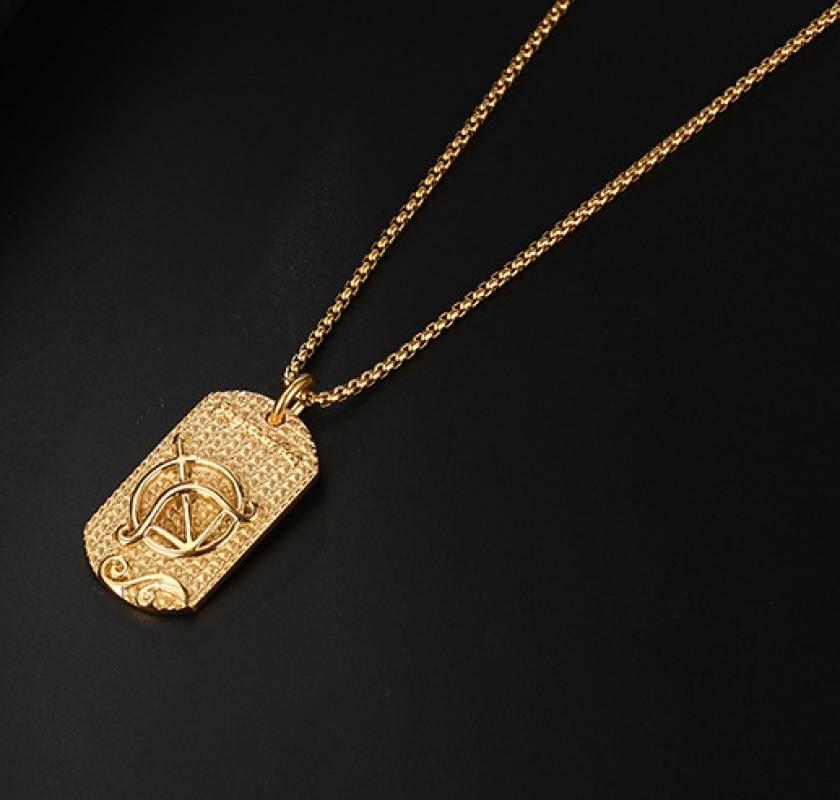 Gold necklace 60CM