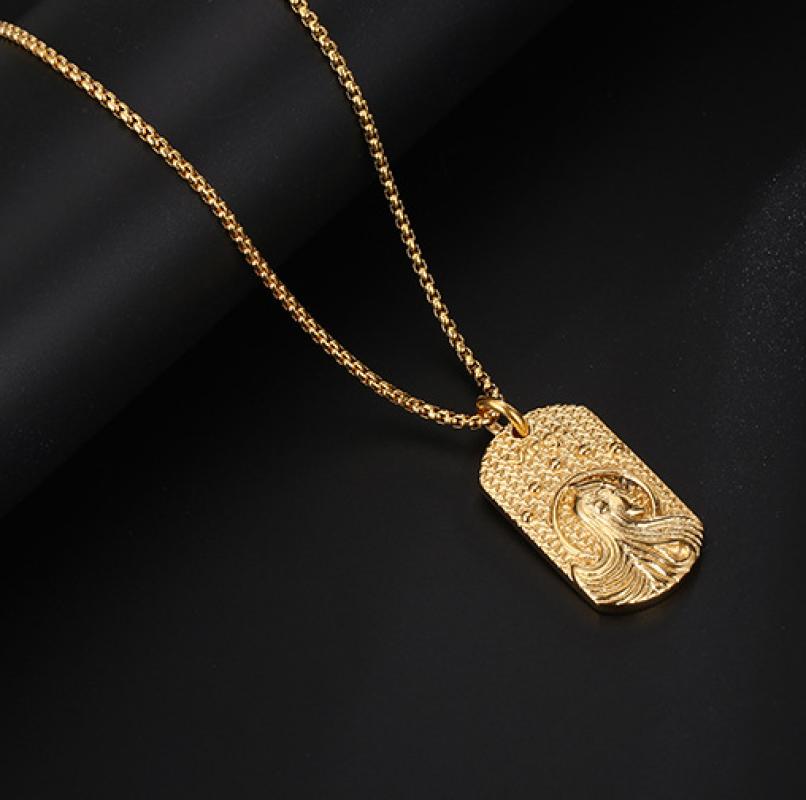 Gold necklace 60CM