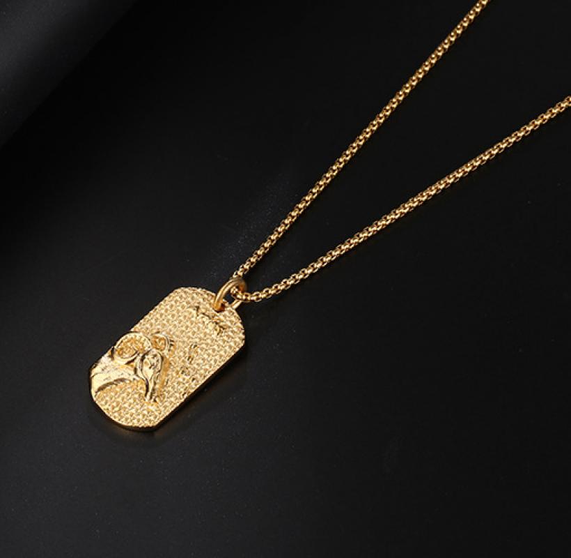 Gold necklace 60CM