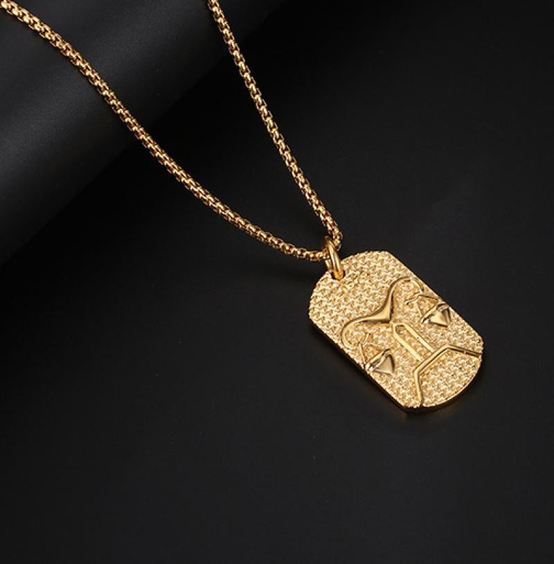 Gold necklace 70CM