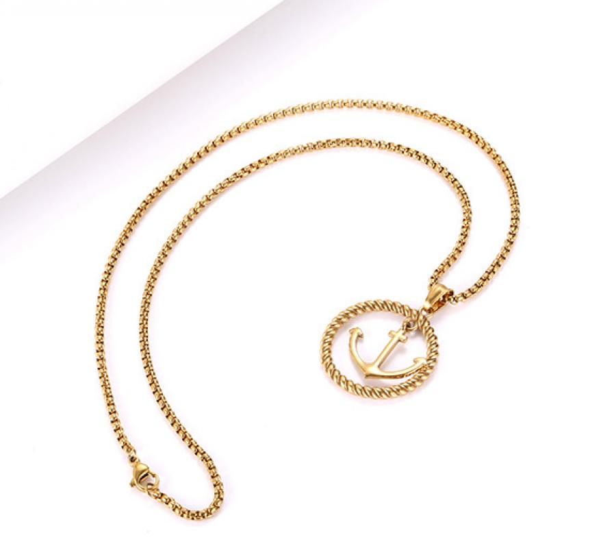 Gold necklace 60CM