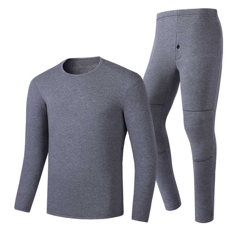 Men 's grey top   pants