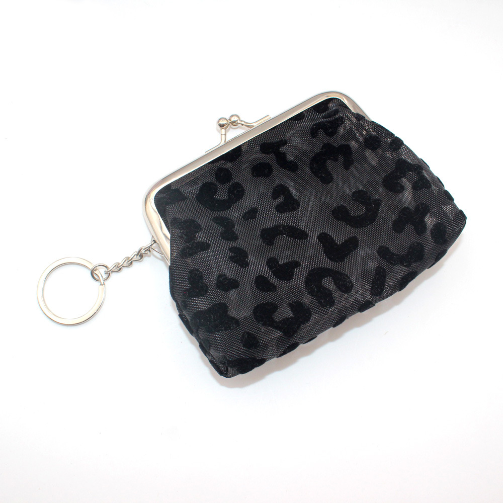 Black leopard print