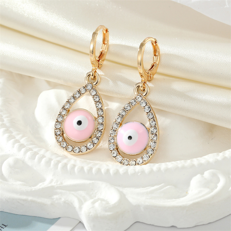 Pink earrings