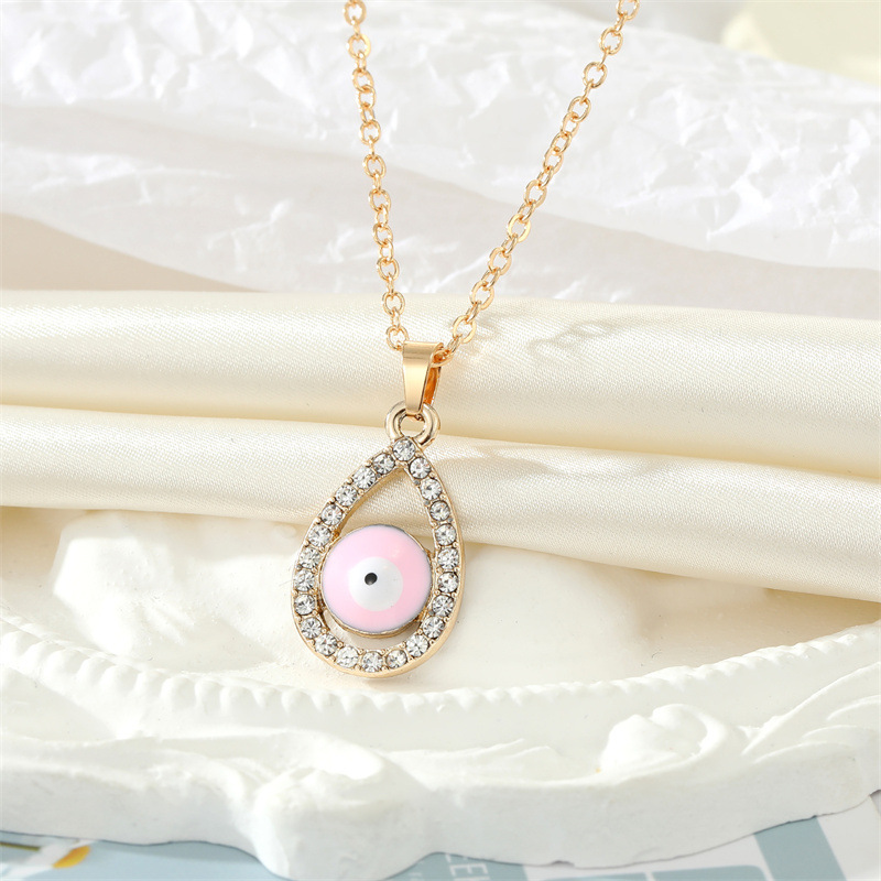 Pink necklace 50+5cm