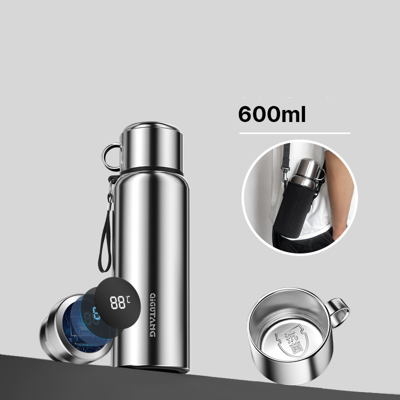 smart steel color 600ml with cup cover