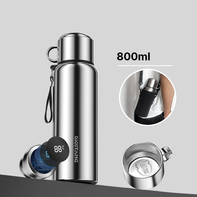 smart steel color 800ml with cup cover