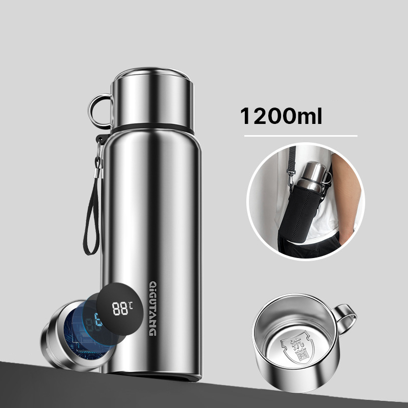 smart steel color 1200ml with cup cover