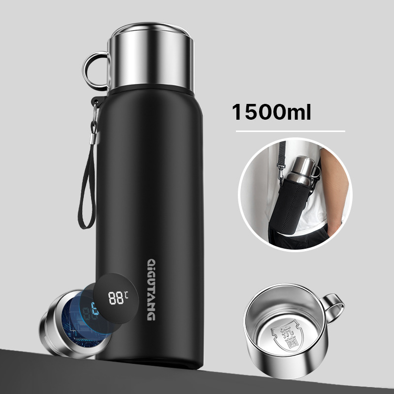 smart black 1500ml with cup cover