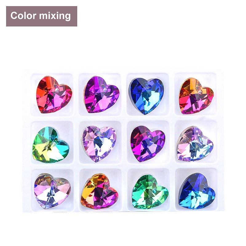 Mixed color magic heart