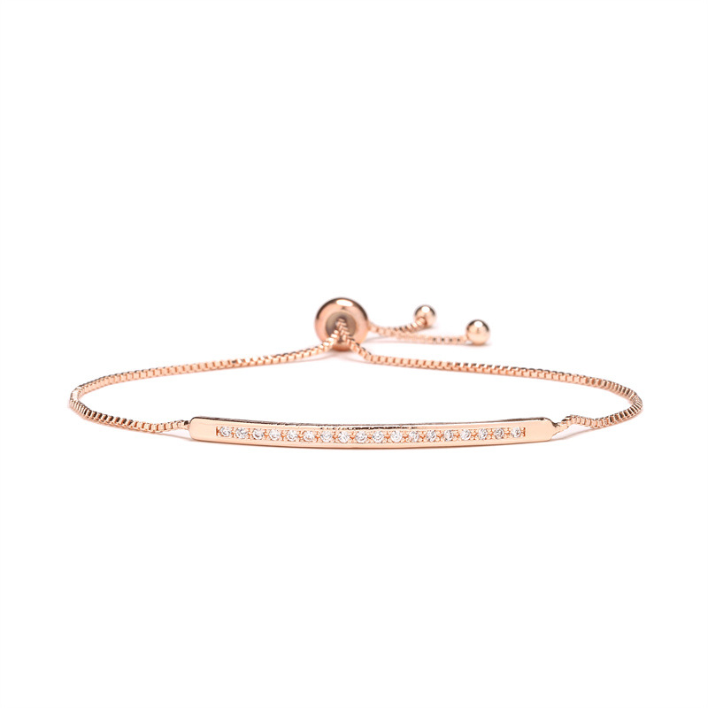 6:Long strips of rose gold