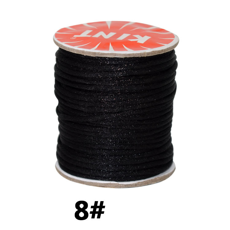 black, 6# 2mm, Approx 30m/Spool