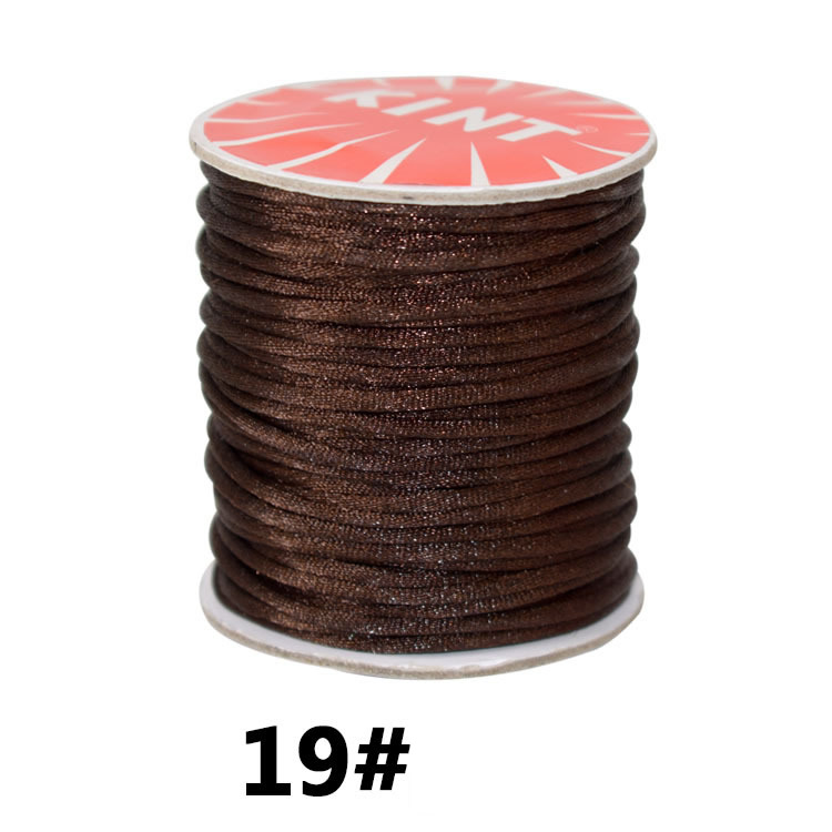 deep coffee color, 6# 2mm, Approx 30m/Spool