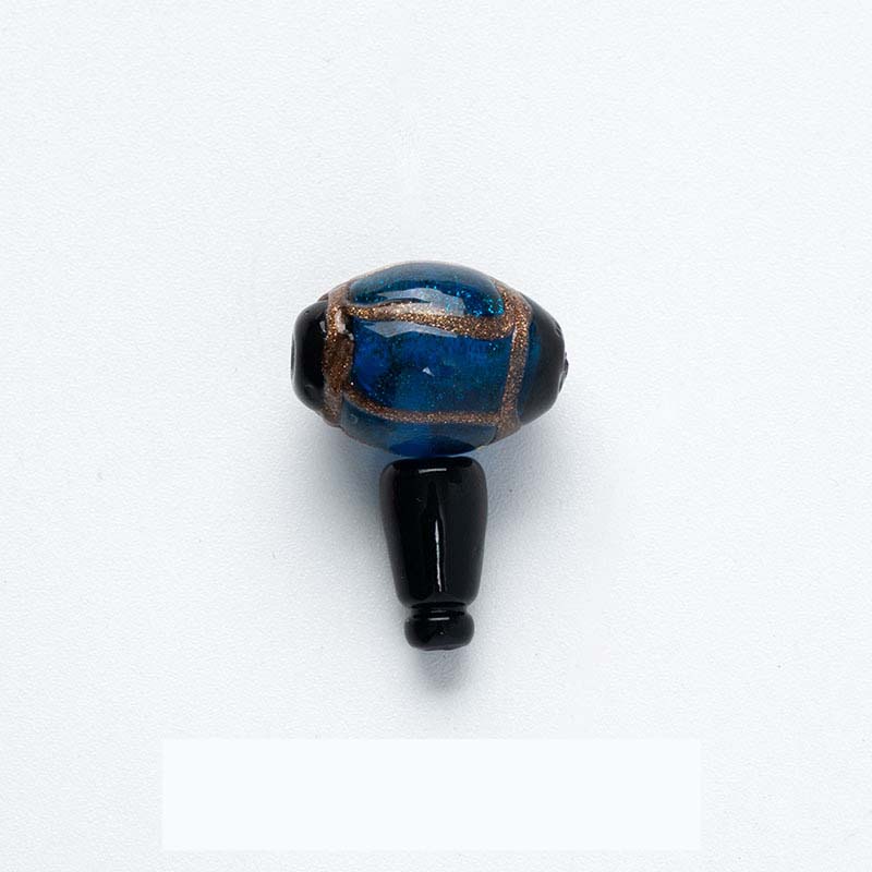 8:Blue (3-Hole Gurn Bead)