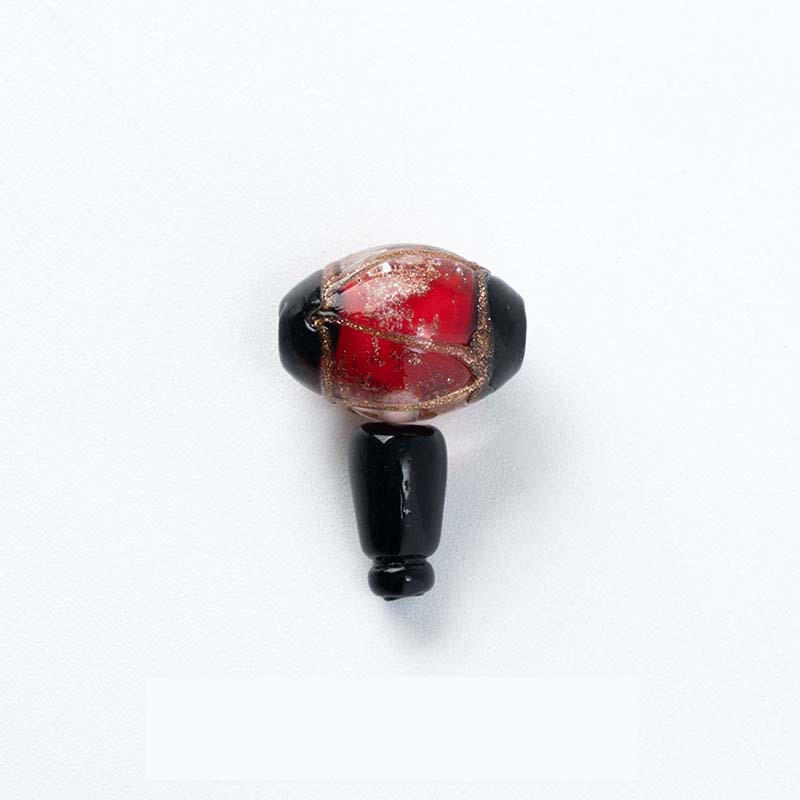 10:Red (3-Hole Gurn Bead)