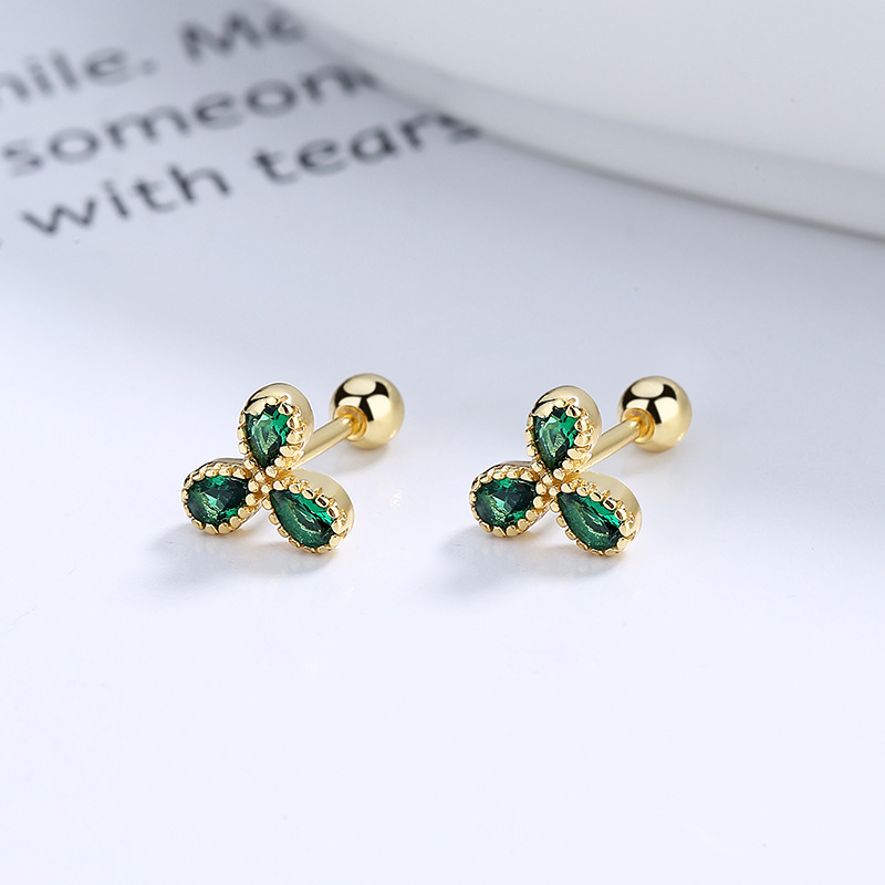 Clover-green Diamond/gold