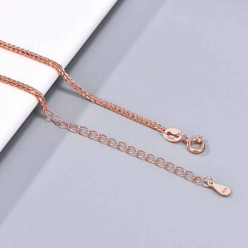 rose gold color 45cm extension chain 5cm