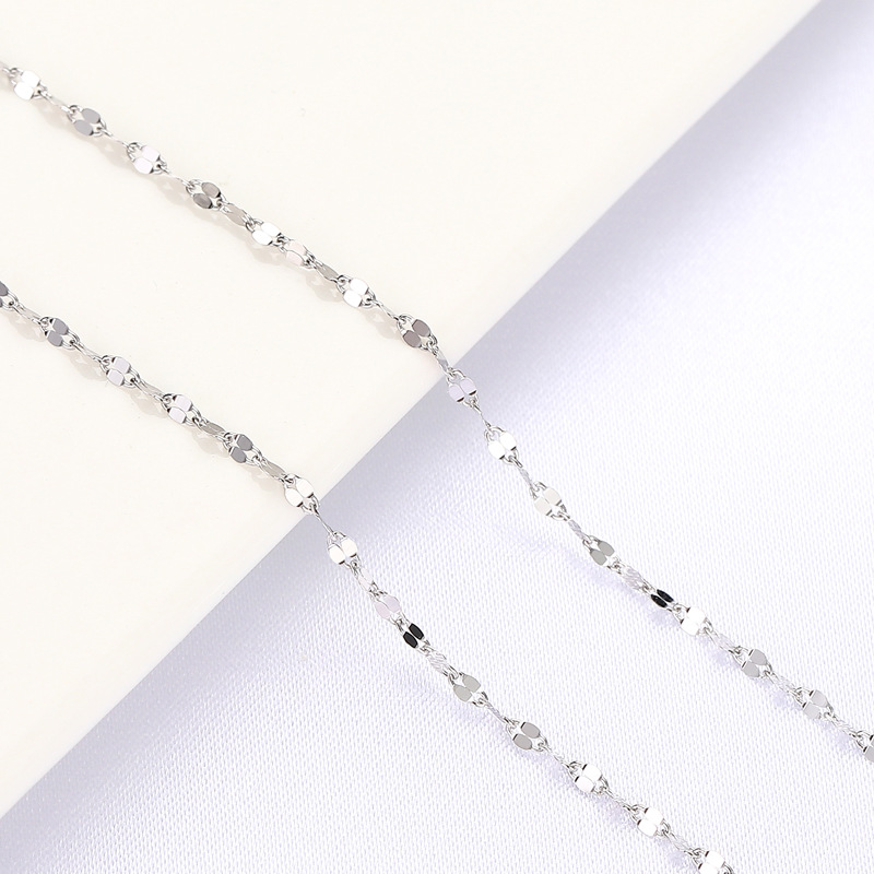 platinum color 40cm extension chain 5cm