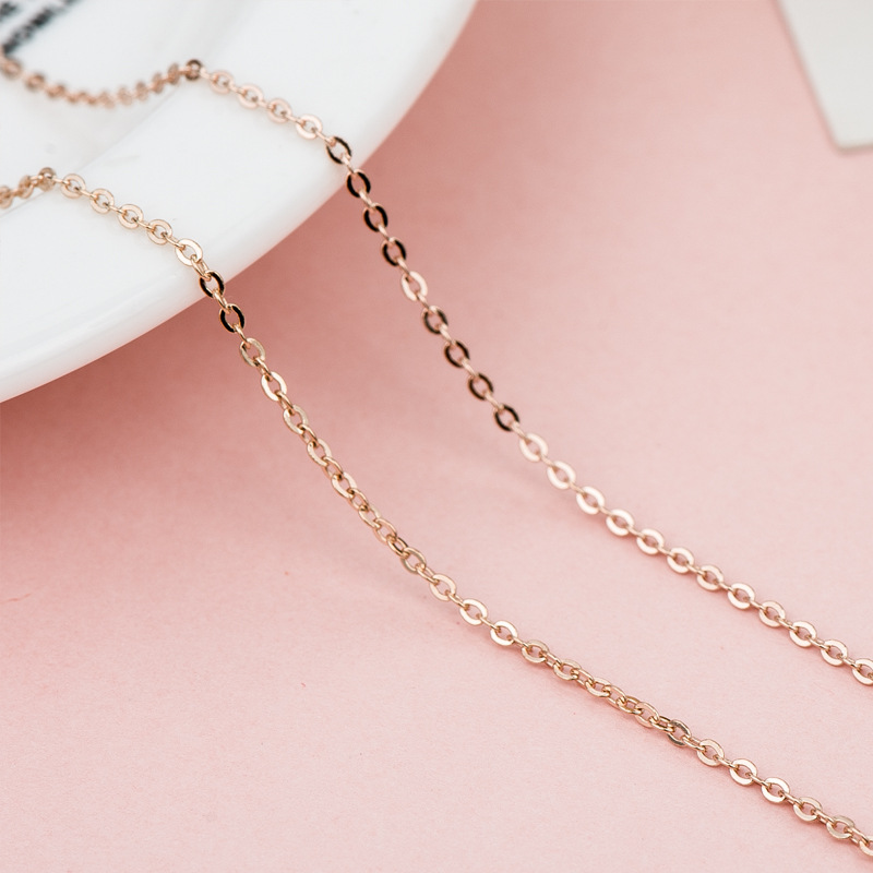 rose gold color 45cm extension chain 5cm