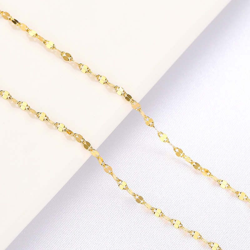 9:gold 40cm extension chain 5cm