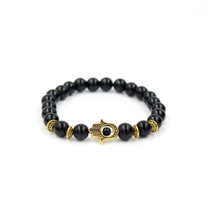 Black agate ancient gold