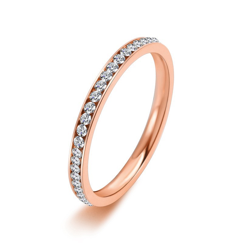 3:real rose gold plated