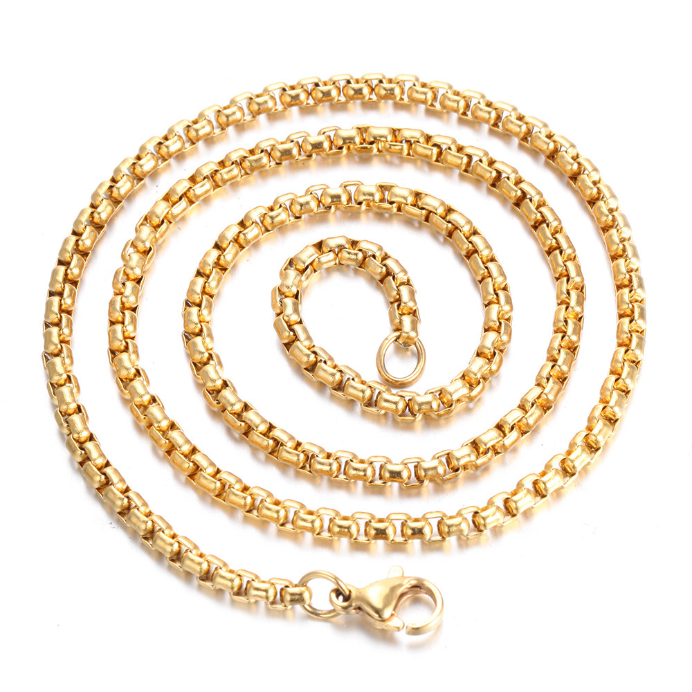 11:Gold 75cm long * 2.0 chain