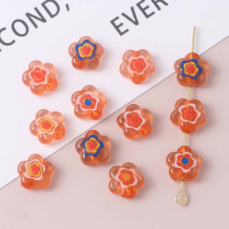 Flowers - Transparent Orange