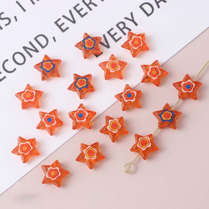 Star - Transparent Orange