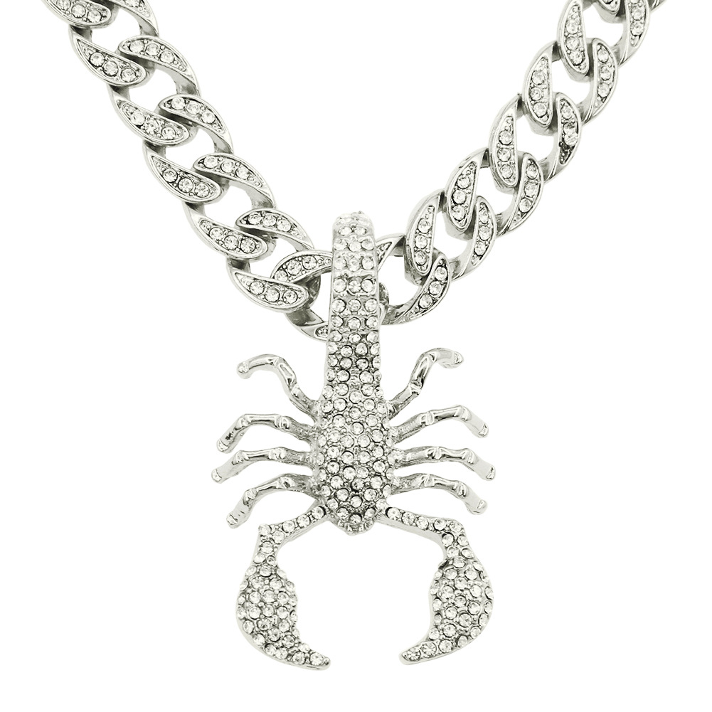 Silver (Scorpion)-with Cuban chain