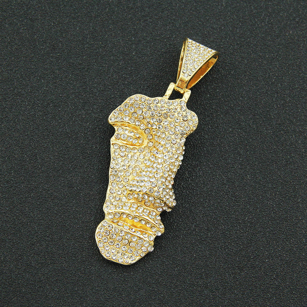 Single pendant-gold (portrait)