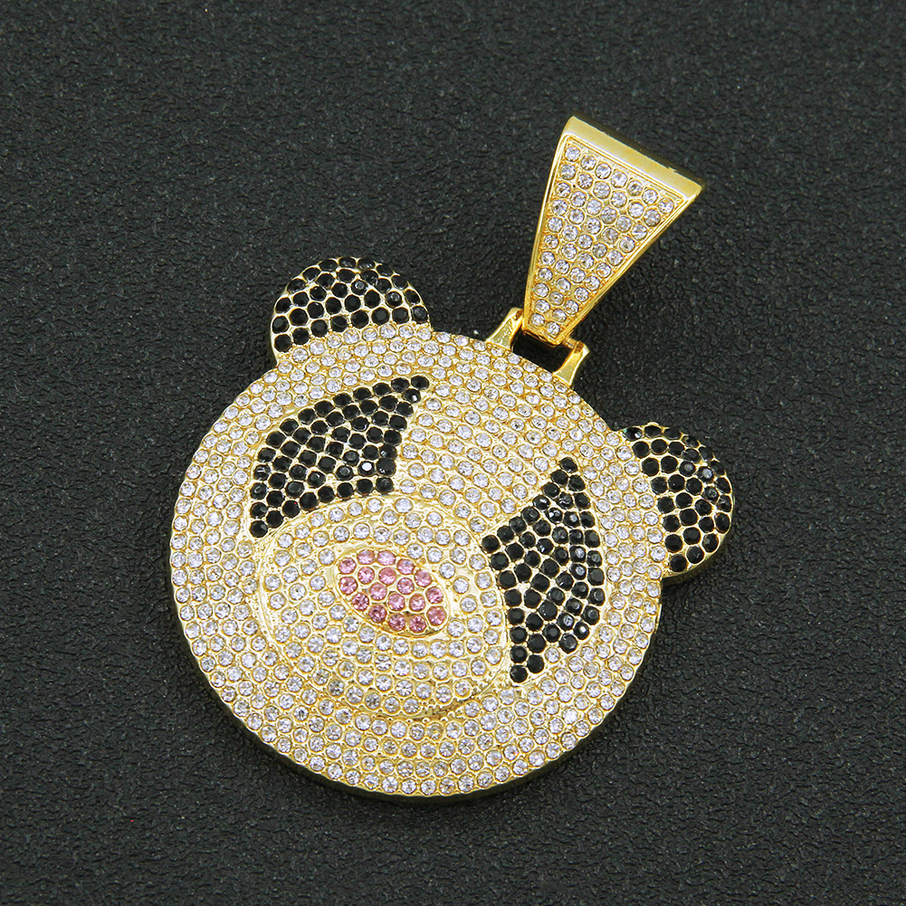 Single pendant-gold (Panda)