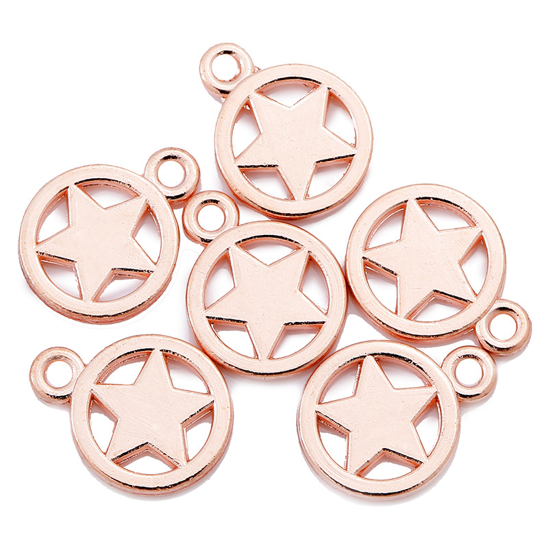 rose gold color plated